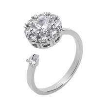 Load image into Gallery viewer, Adjustable Diamond Spinner Ring
