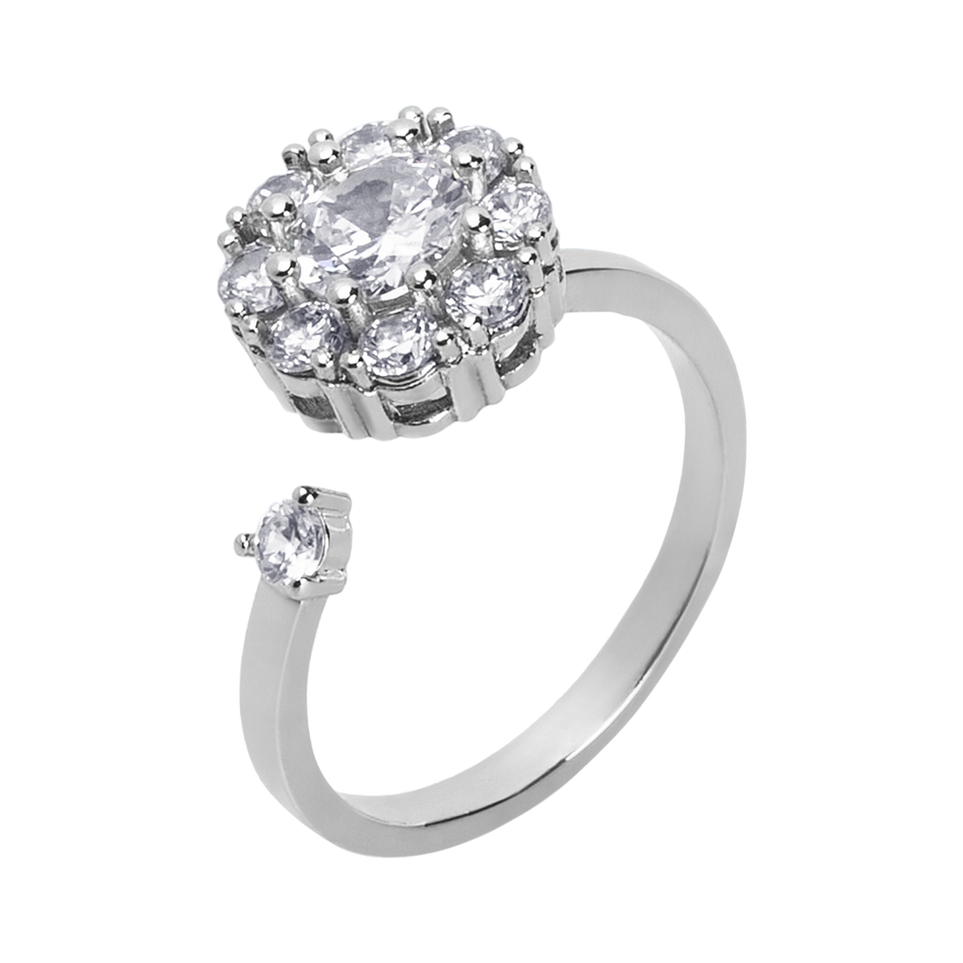 Adjustable Diamond Spinner Ring