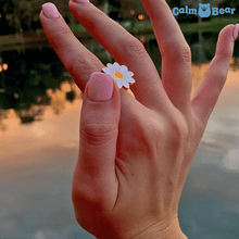 Load image into Gallery viewer, Adjustable Daisy Spinner Ring

